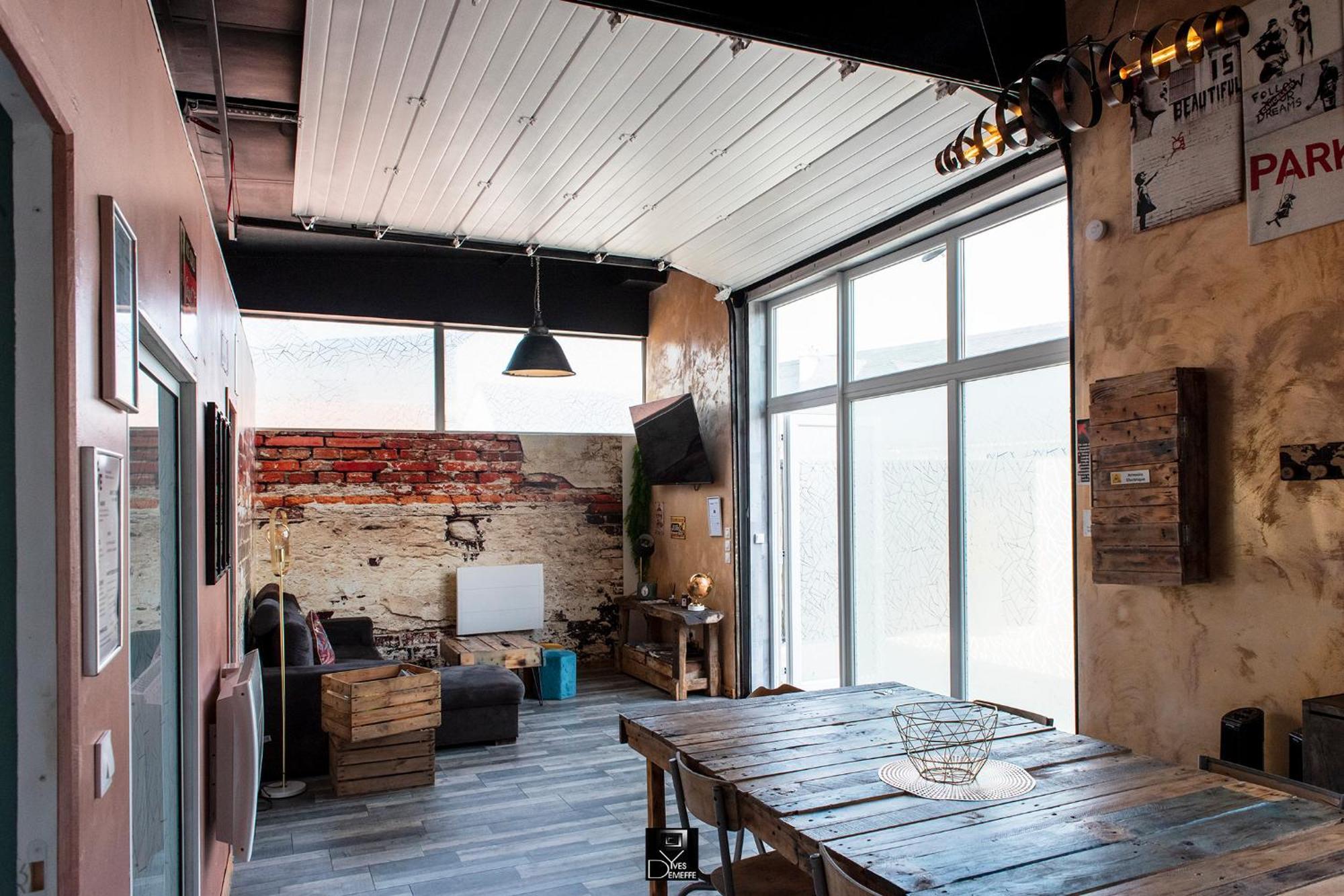 Dormir A L'Usine Loft Industriel Atypique Saint-Quentin-Lamotte-Croix-au-Bailly ภายนอก รูปภาพ